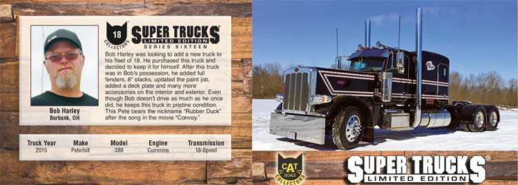 super trucks limited edition cards value Series 19 CAT Scale Super Trucks Limited Edition Collector Cards main image 0